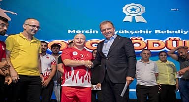 Mersin Büyükşehir'den 164 başarılı sporcu ve 108 antrenöre toplam 2 milyon 616 bin 840 lira ödül