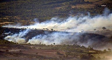 Mersin Büyükşehir itfaiyesi, Gülnar'da orman yangınının söndürülme çalışmalarına katıldı
