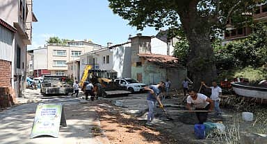 Mudanya Belediyesi, Tirilye mezarlık yolu çalışmalarını tamamladı