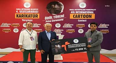 Muğla Büyükşehir Belediyesi'nin 4'ncü Uluslararası Karikatür Yarışması'nda ödüller sahiplerini buldu
