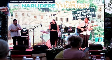 Narlıdere tarihi Yukarıköy, 'Grup Tımes' konserine ev sahipliği yaptı