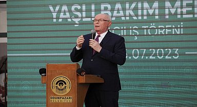 Odunpazarı Belediyesi Lütfü Yüksel Yaşlı Bakım Merkezi, törenle hizmete açıldı