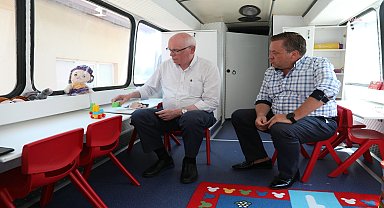 Odunpazarı Belediyesi'nden pazar yerlerine gezici oyun evi