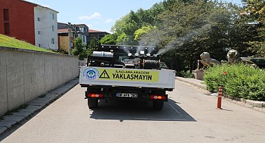Odunpazarı'nda ilaçlama çalışmaları hız kazandı 