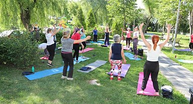 Odunpazarında kadınlar sabah sporunda buluşuyor
