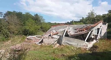 Samsun Salıpazarı Muslubey Mahallesi'nde sel nedeniyle evi ağır hasar alan vatandaş: "Kimsenin aklına gelmeyen bir şey, rüyamda görsem inanmazdım"