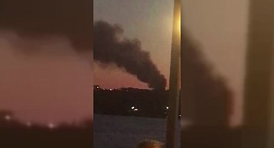 Sinop'ta bir inşaat firmasına ait depo yanarak kullanılamaz hale geldi