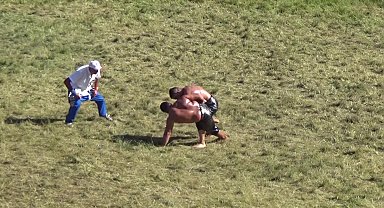 Tarihi Kırkpınar güreşlerinin finalistleri İsmail Balaban ve Yusuf Can Zeybek oldu