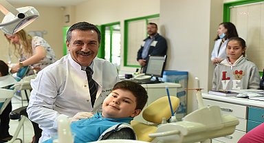 Tepebaşı Belediyesi'nin Şirintepe Çocuk Ağız ve Diş Sağlığı Polikliniği'ne yoğun ilgi