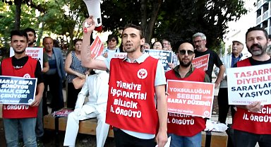 TİP üyeleri, Bilecik'te zamları protesto etti: "Gıda ve hijyen ürünleri bile bizler için lüks haline geldi"