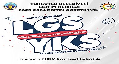 Turgutlu Belediyesi Eğitim Merkezi'nin sınav hazırlık kurslarına kayıtlar başladı