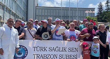 Türk Sağlık-Sen Trabzon Şube Başkanı Serdar: "Maaş ve ek ödemelerimize ilave artış, seyyanen zam ve refah payı uygulamalarını bekliyoruz"
