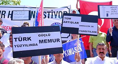 Türkiye Kamu-Sen Eskişehir Şubesi: "Talebimiz, memurun çıplak maaşının 22 bin tl'ye yükseltildikten sonra, yüzde 6 artış yapılıp üzerine enflasyon farkının uygulanması, buna ek olarak da refah payı verilmesi"