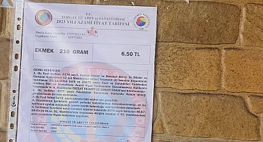 Yozgat'ta ağırlığı 10 gram artırılan ekmeğe 2 lira zam geldi, 6,50 liradan satılmaya başlandı