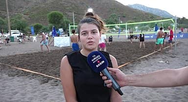 Adrasan Turizm Şenliği Plaj Voleybolu Turnuvası başladı