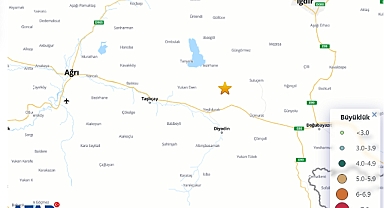 Ağrı Doğubayazıt’ta 4.1 büyüklüğünde deprem oldu