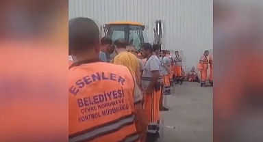 AKP’li Esenler Belediyesi temizlik işçileri, düşük ücret ve kötü çalışma koşullarına karşı iş bıraktı