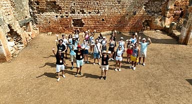 Alman Öğrenciler, Mersin'in tarihine yolculuk yaptı