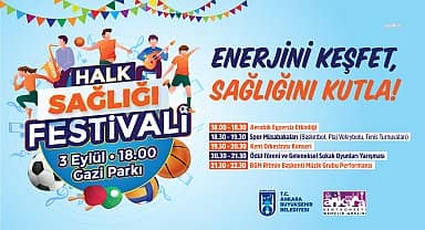 Ankara Büyükşehir Belediyesi'nden Halk Sağlığı Festivali