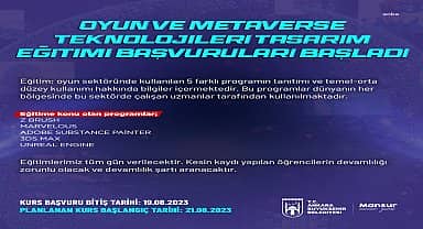 Ankara Büyükşehir Belediyesi'nin "Oyun ve Metaverse Teknolojileri Tasarım Eğitimi" başlıyor 