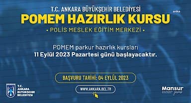 Ankara Büyükşehir'in parkur hazırlık kursları için başvurular başlıyor