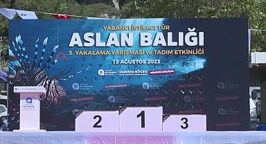 Antalya Büyükşehir Belediyesi, 'Aslan Balığı Avlama Yarışması' düzenledi 