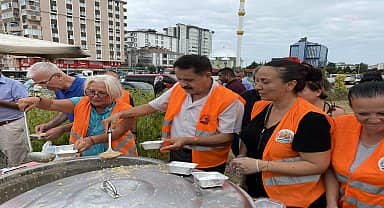 Atakum'da aşure dayanışması