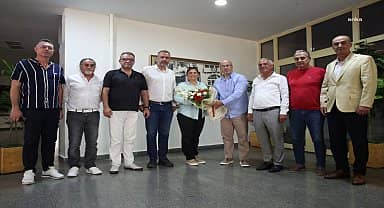 Aydın Amatör Spor Kulüpleri Federasyonu'ndan başkan Çerçioğlu'na ziyaret