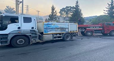 Bodrum Belediyesi'nden yaban hayvanlarının yaşam alanlarına su takviyesi