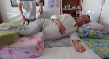 Burhaniye'de engelli vatandaş geliştirdiği aparat ile hayatını kolaylaştırdı