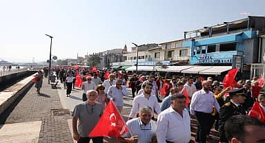 Büyük Zafer'in 101. yılında Mudanya'da coşkulu kutlama
