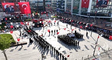 Büyük zaferin 101. yılında Çerkezköy'de coşkulu kutlama