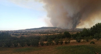 Çanakkale’de orman yangını çıktı, köyler tedbir amaçlı boşaltılıyor
