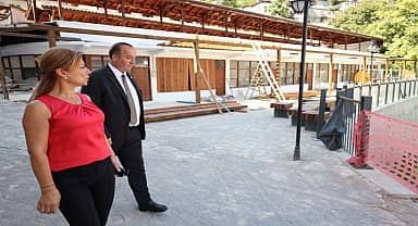 CHP'li Akay ve Safranbolu Belediye Başkanı Köse'den Tarihi Çarşı'da esnaf ziyareti