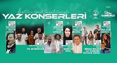 Çiğli Belediyesi'nin yaz konserlerinde sahne yerel sanatçıların