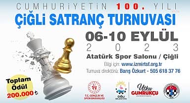 Çiğli'de "büyük ödüllü" satranç turnuvası için geri sayım sürüyor