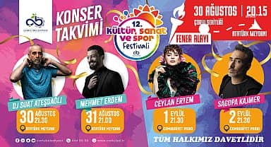 Çorlu'da 12. Kültür, Sanat ve Spor Festivali başlıyor