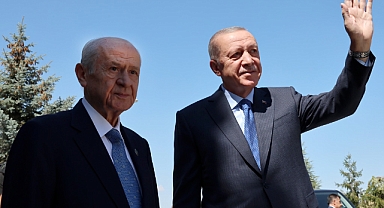 Cumhurbaşkanı Erdoğan, MHP Genel Başkanı Devlet Bahçeli ile görüştü