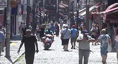 Edirne'de termometreler 42 dereceyi gösterdi