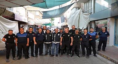 Edremit zabıtasından çarşamba pazarında denetim