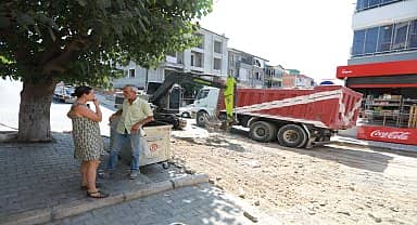 Efes Selçuk'ta üst yapı çalışmaları devam ediyor
