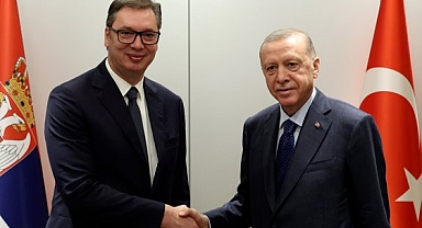 Erdoğan, Sırbistan Cumhurbaşkanı Aleksandar Vucic ile görüştü