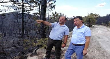 Eskişehir Büyükşehir'den Seyitgazi'ye geçmiş olsun ziyareti 