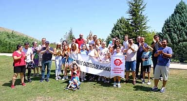 Eskişehir'de gazeteciler piknikte buluştu