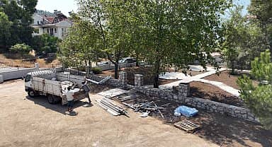 Fethiye Belediyesi Karaçulha Mahallesi'ne park kazandırıyor