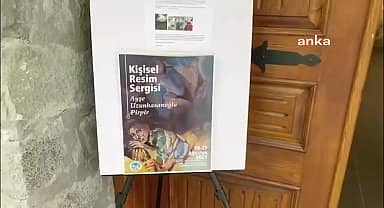 Fındıklılı ressam Ayşe Uzunhasanoğlu'nun sergisi; "Yeşil Altın, Gümüş Deniz Festivali" kapsamında açıldı