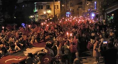 Foça'da 30 Ağustos coşkusu