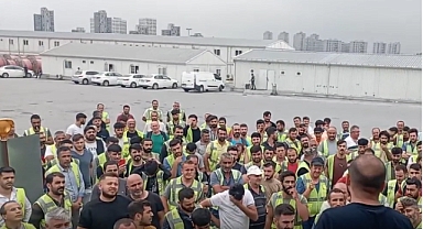 Halkalı İstanbul Yeni Havalimanı Metro Hattı inşaatı işçileri grevde