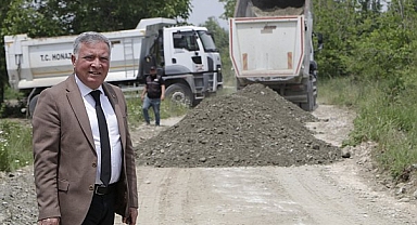 Honaz Belediyesi arazi yollarında düzenleme çalışmalarına devam ediyor