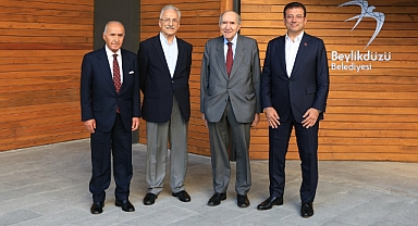 İBB Başkanı İmamoğlu, Altan Öymen, Hikmet Çetin ve Murat Karayalçın ile bir araya geldi